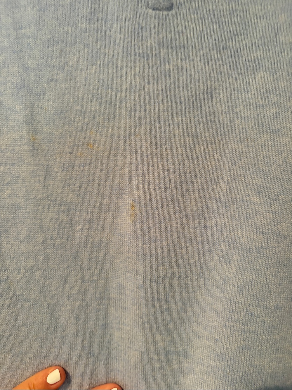 Light Blue Quarter-Zip Sweater Peter Millar xl men’s wool cashmere - Picture 5 of 10